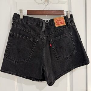 Levi's Women's Dark Gray Jean Shorts